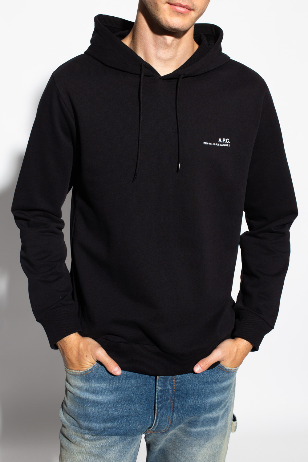 A.P.C. Logo-printed hoodie | Men's Clothing | Vitkac